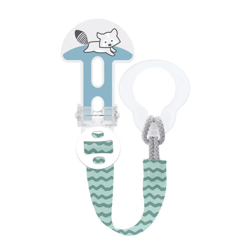 Prendedor Clip It E Cover Urso Azul +0m Guaxinim - Mam