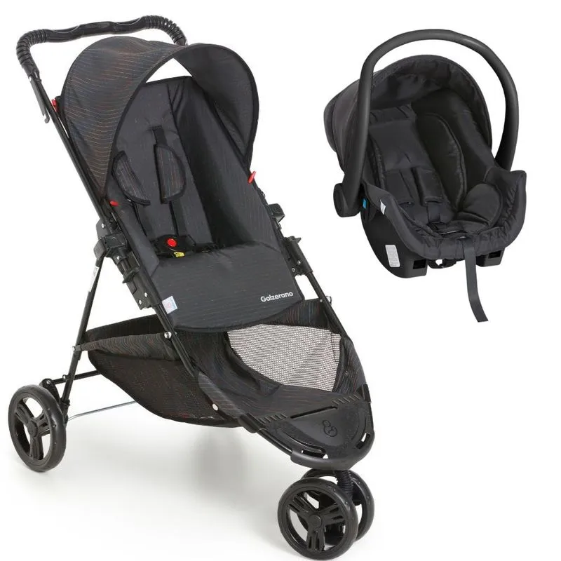 Conjunto Carrinho Tivoli Com Bebê Conforto - Galzerano