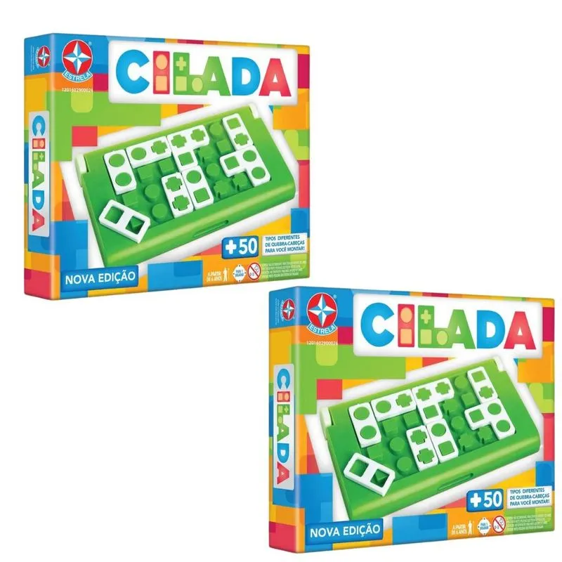 2 Unidades Jogo Cilada - Estrela