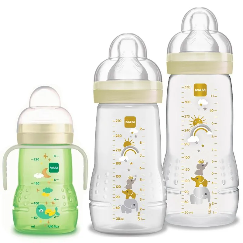 Mamadeira Mam Easy Active Neutro + Copo Trainer Night
