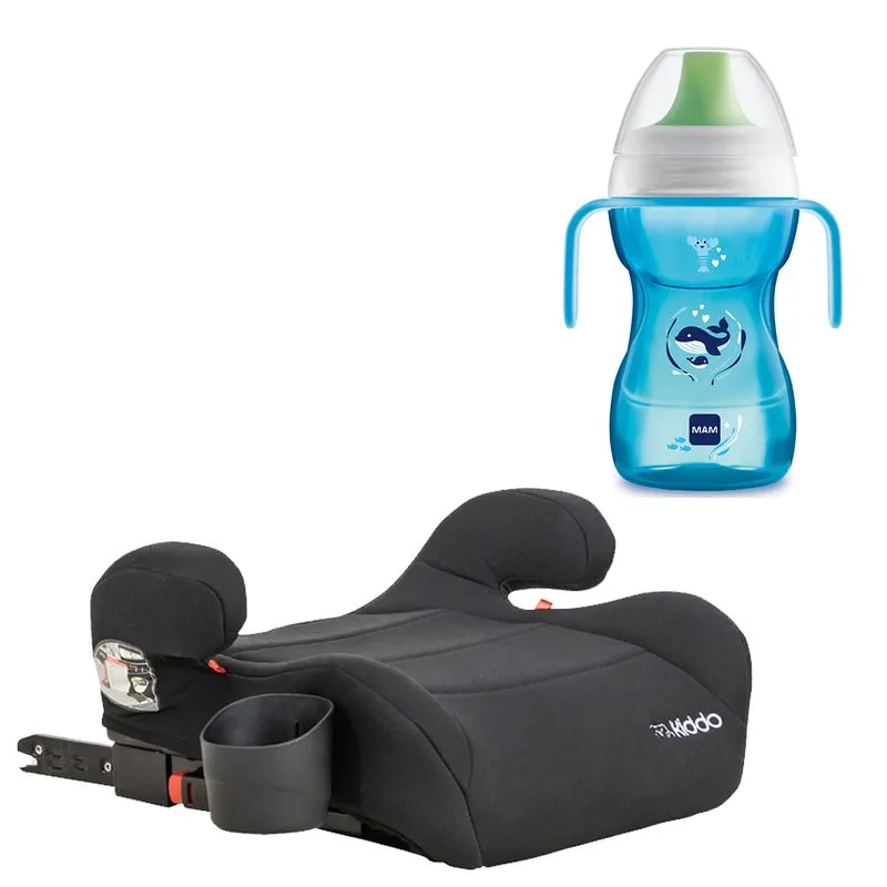 Assento Booster Kiddo Fika+ Com Copo Mam Fun To Drink Azul