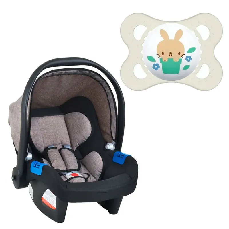 Bebê Conforto Touring X Cappucino Burigotto Com Chupeta Mam