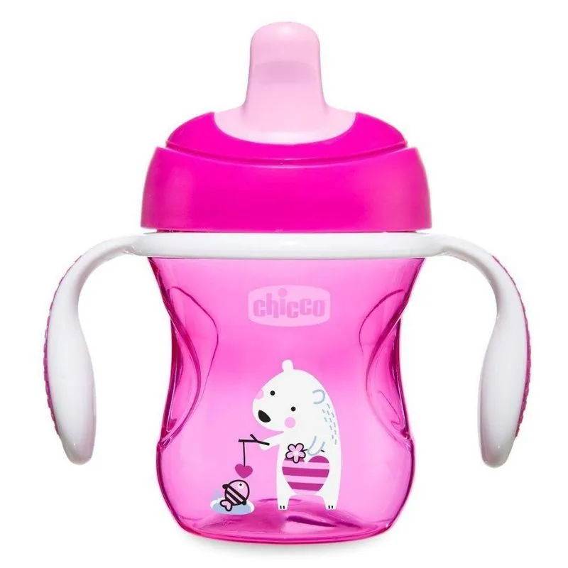 Copo Training Cup Rosa Urso (6m+) - Chicco