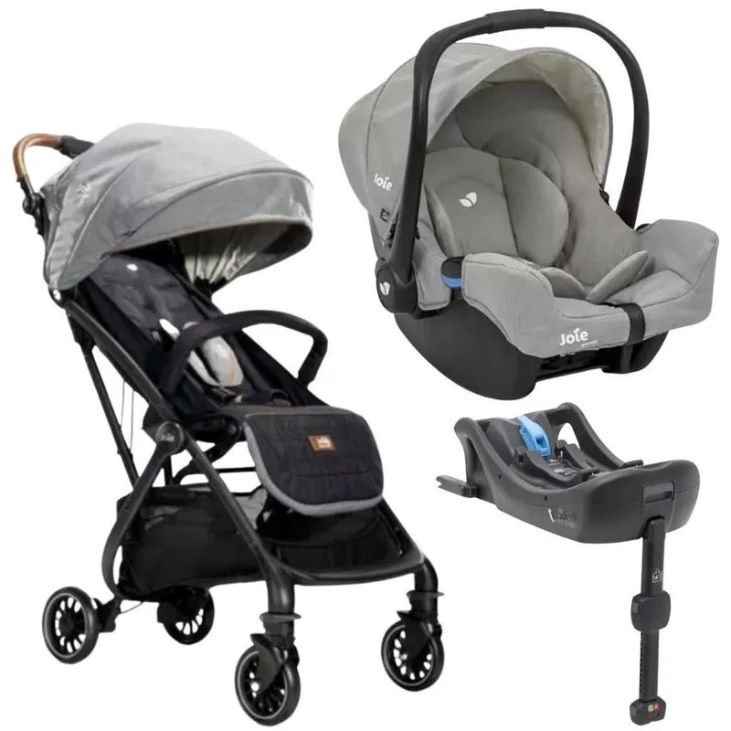 Kit Carrinho Tourist Com Bebê Conforto E Base Isofix - Joie