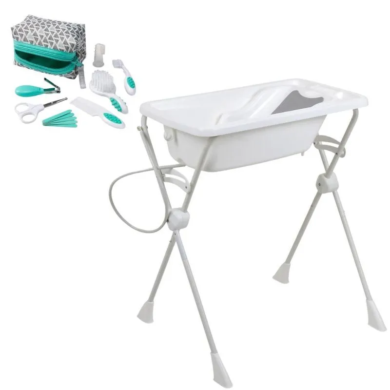 Kit Banho E Cuidados Higiênicos Do Bebê Aqcua