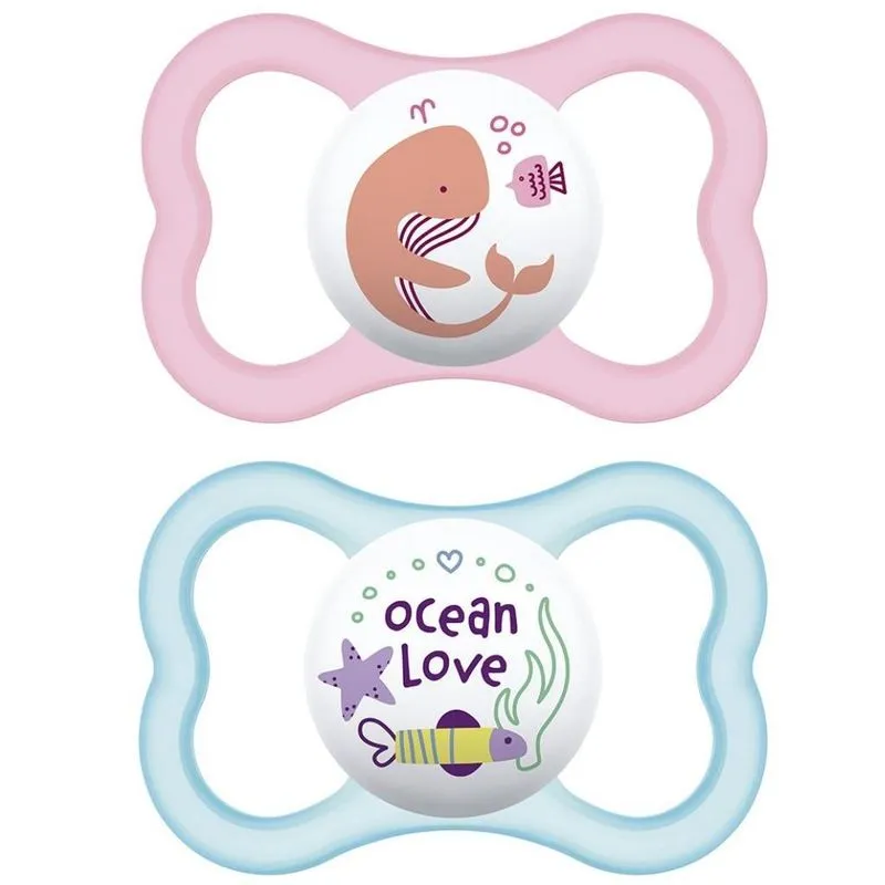 Chupeta Air Rosa Baleia E Oceano (6+m) - Mam
