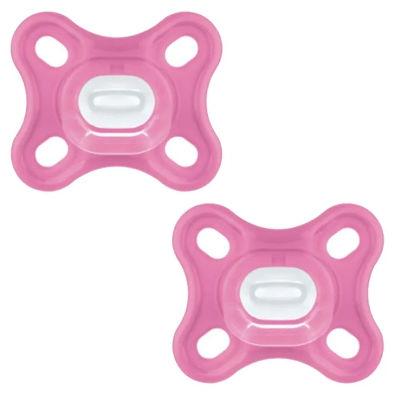 Kit 2 Chupetas Comfort Rosa (0 - 2m) - Mam