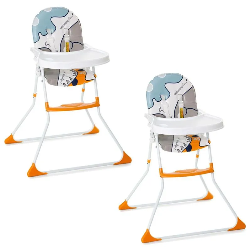 Kit 2 Cadeiras De Alimentação Alta Nick - Galzerano
