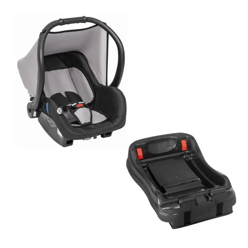 Bebê Conforto Solare Preto Com Base - Tutti Baby
