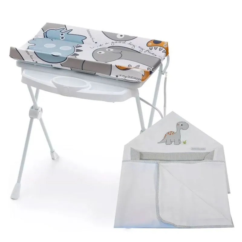 Banheira De Bebê Classic Galzerano Com Toalha Dino
