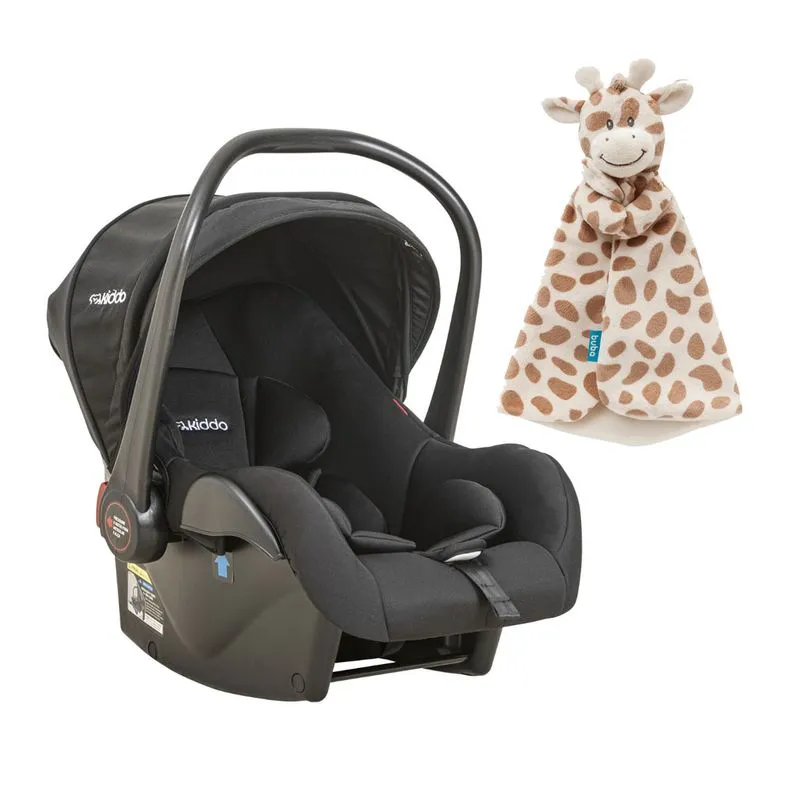 Bebê Conforto Casulo Click Kiddo Com Naninha Girafinha