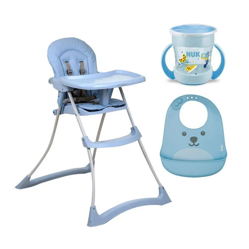 Cadeira De Refeição Bon Appetit Com Copo Magic Cup E Babador