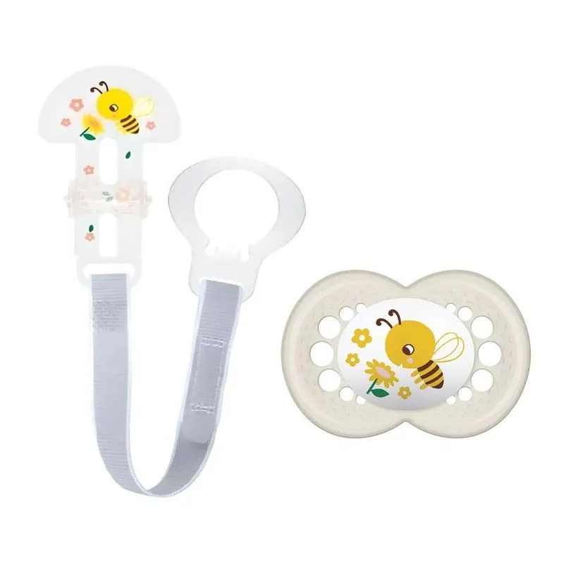 Chupeta Garden Abelhinha (+6m) Com Prendedor - Mam