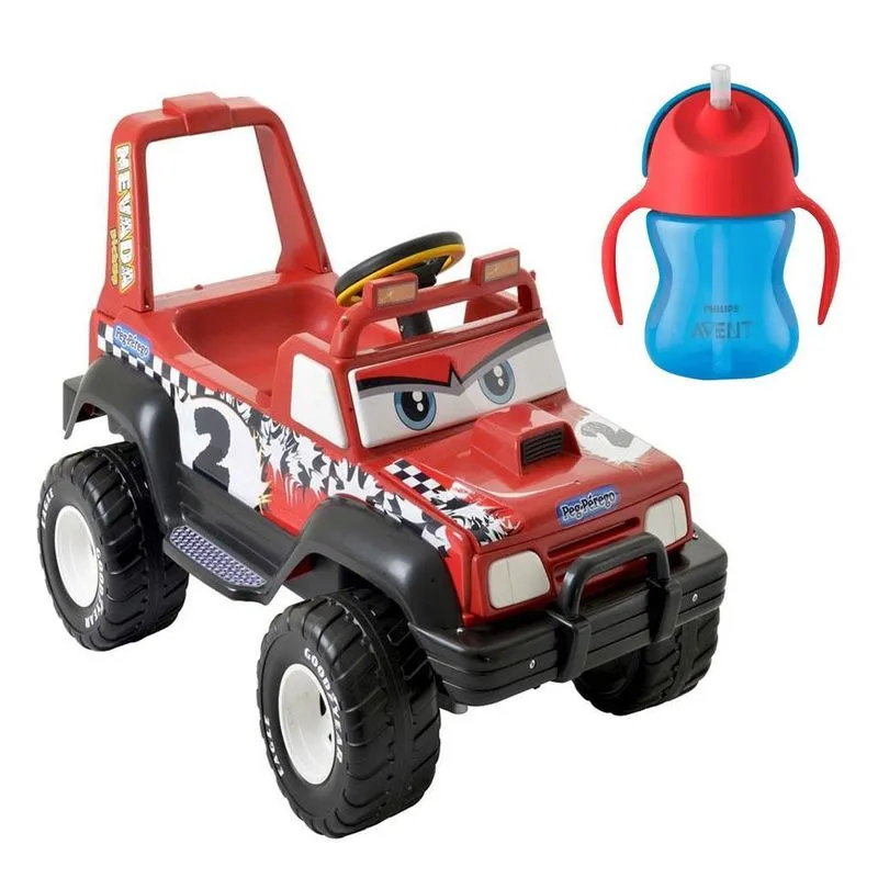 Kit Carro Elétrico Jeep Nevada Pick-up 6 Volts Com Copo