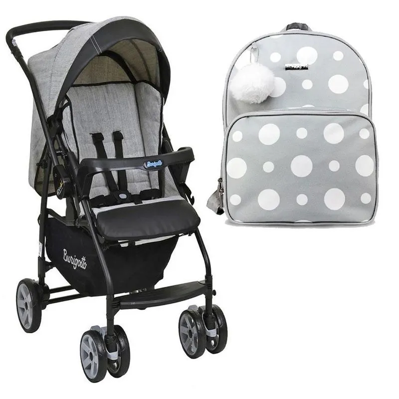 Carrinho De Bebê Rio K - Burigotto E Mochila Maternidade Hug