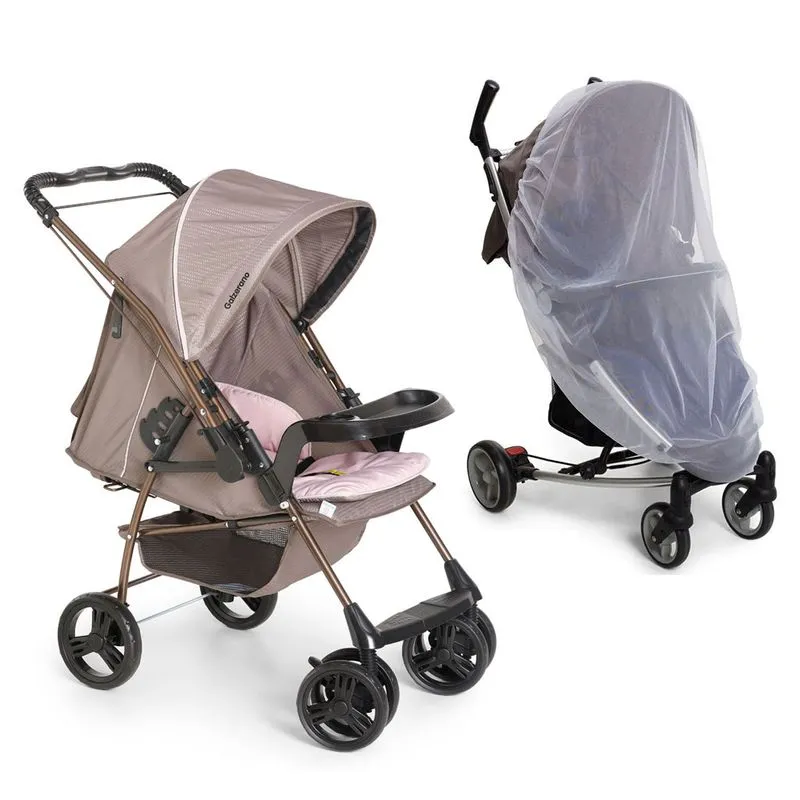 Kit Carrinho Milano Rev Ii (0 A 15 Kg) Com Mosquiteiro