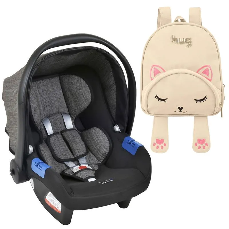 Bebê Conforto Touring X (até 13 Kg) Com Mochila Fun Gato