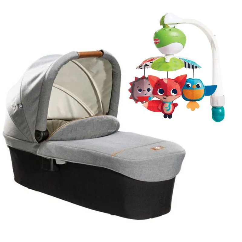 Moisés Ramble Xl Signarure Cinza (0 À 9kg) E Móbile Take