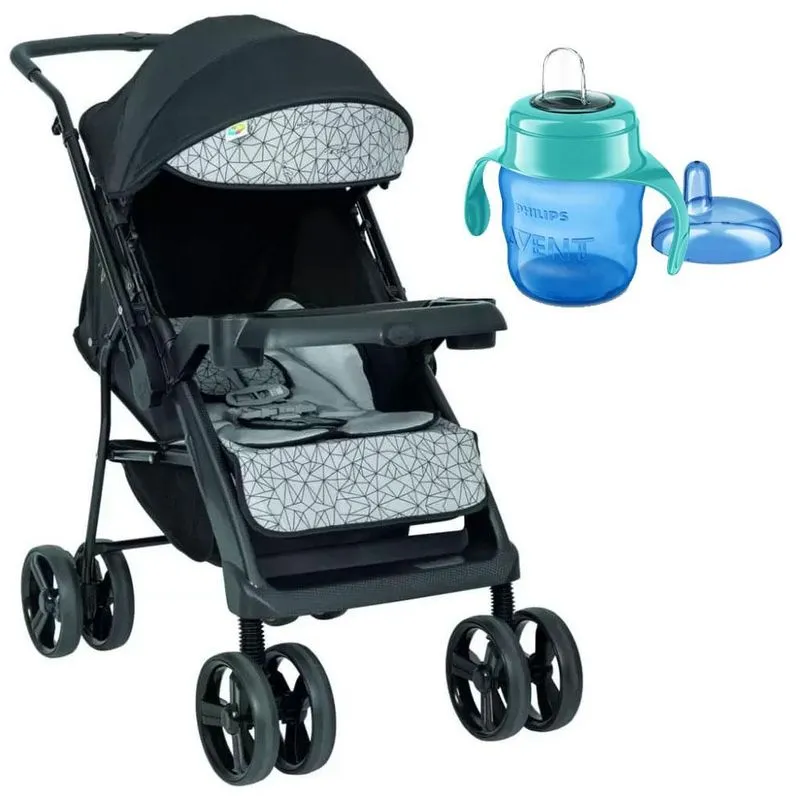 Carrinho Bebê Tutti + Copo Transição Avent 200ml