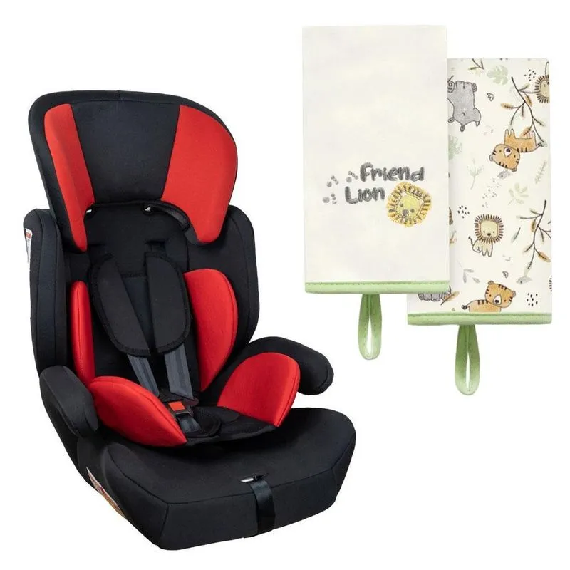 Cadeira Auto Dreambaby (até 36kg) + 2 Babinhas Safari