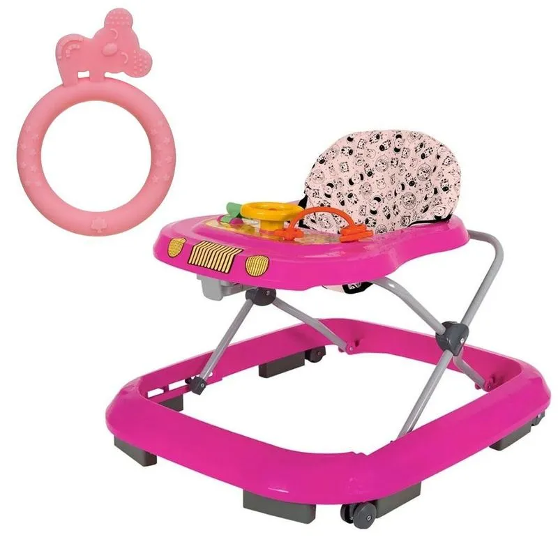 Andador Tutti Baby + Mordedor Coala Rosa - Girotondo Baby