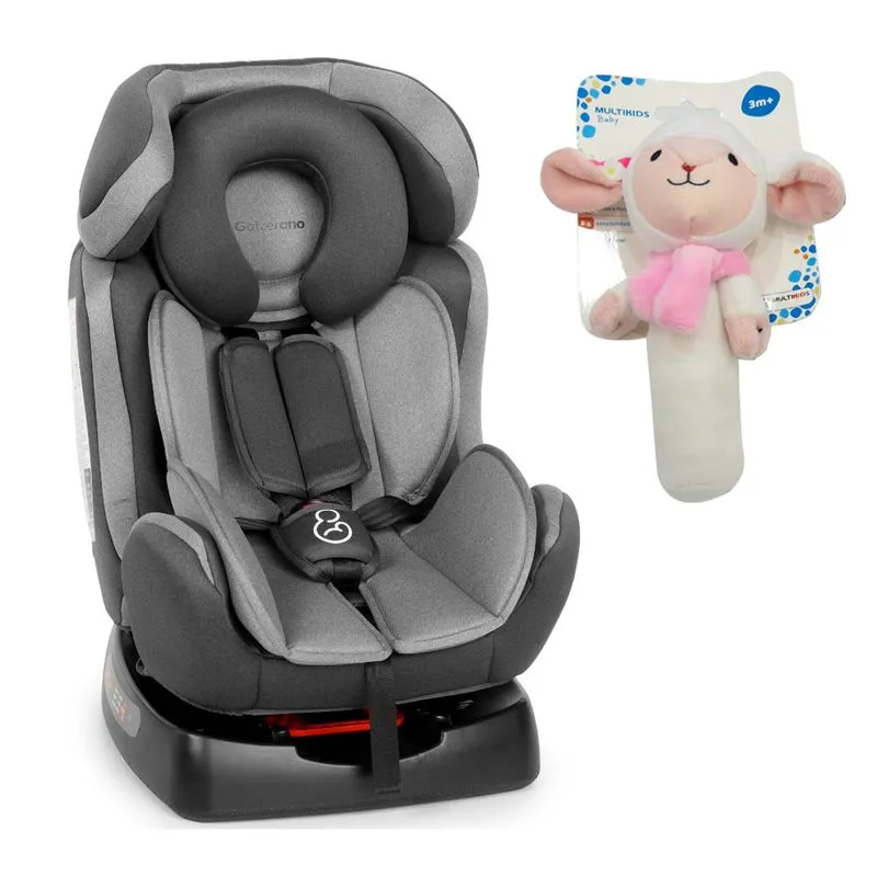 Cadeirinha Para Auto Grafite Luli E Buzininha Mima Ovelhinha