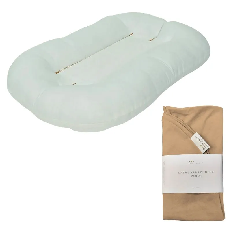 Ninho Para Bebê Zero+ Cru Com Capa Nude - Yogi Baby