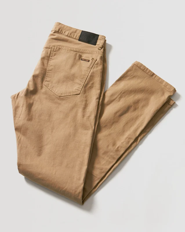 Calça Volcom Vorta Sarja Bege 40 / BEGE
