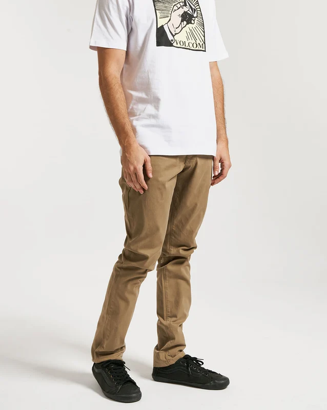 Calça Volcom Classic Chino Bege 46 / KAKI