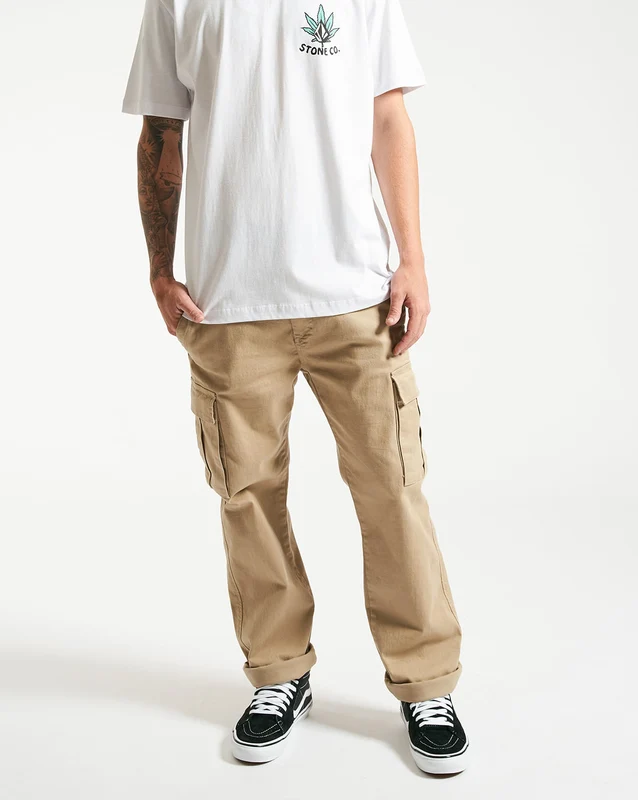 Calça Volcom Stranger Cargo Bege 40 / BEGE