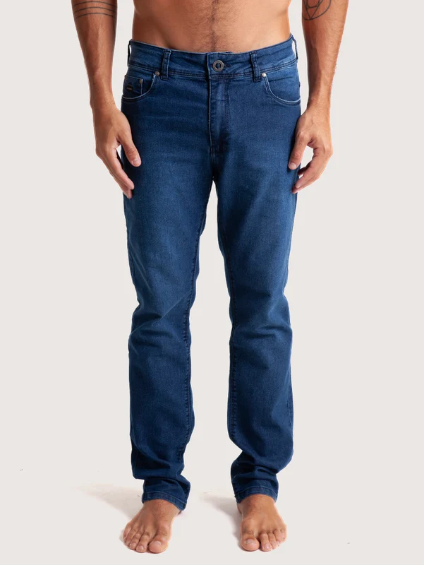 Calça Jeans Hang Loose Blue Stoned 42 / AZUL