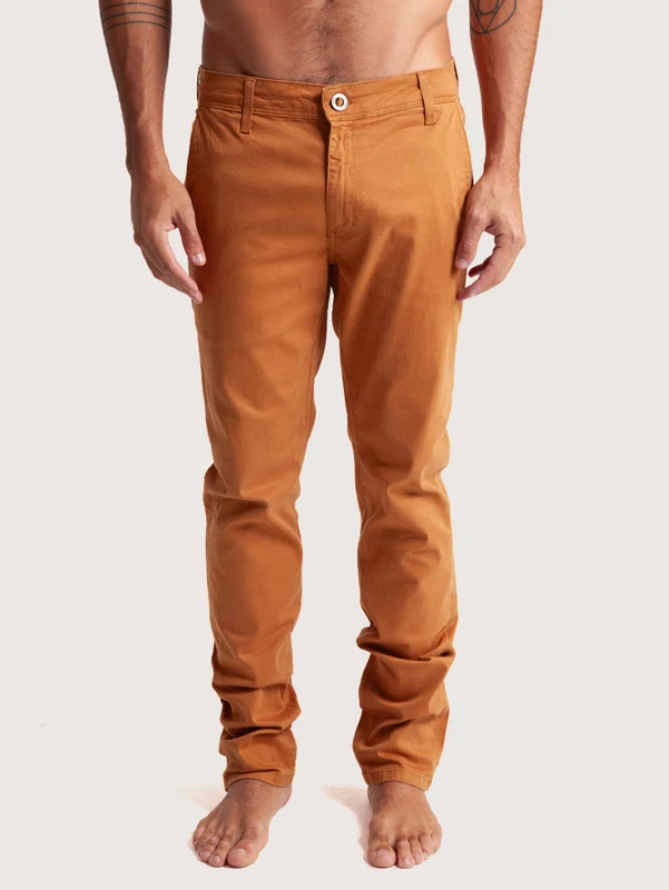 Calça Chino Ocre Hang Loose Chino 38 / Ocre