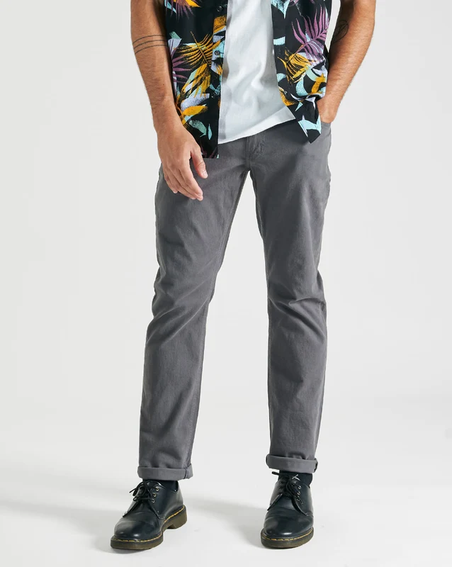 Calça Sarja Volcom Solid Colors Cinza 42 / PRETO