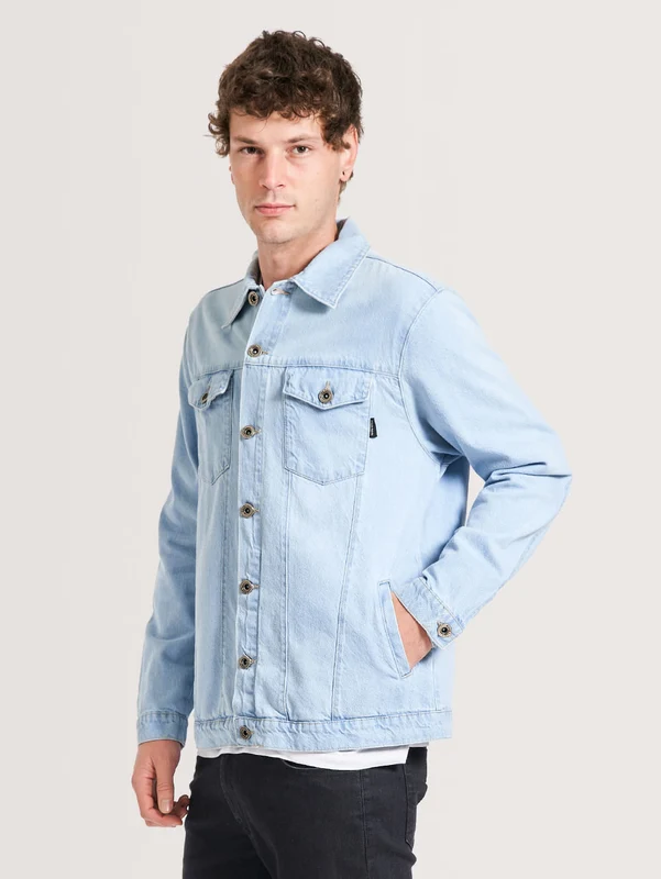 Jaqueta Jeans Hang Loose M / JEANS CLARO