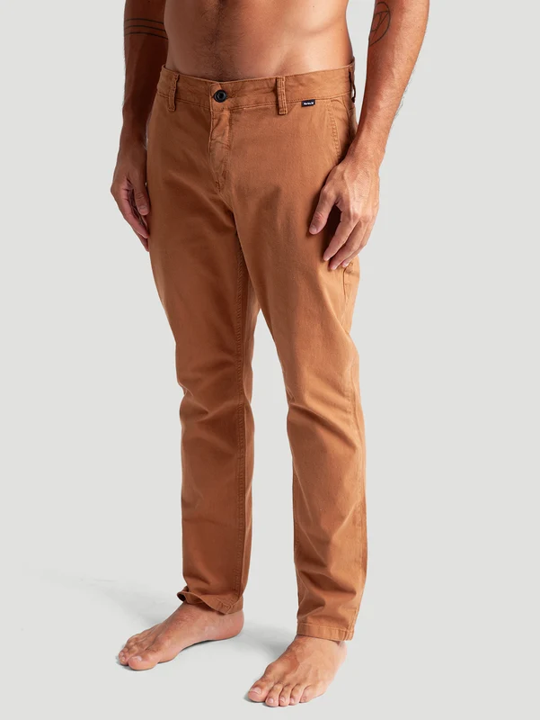 Calça Sarja Ocre Hurley City 40 / Ocre