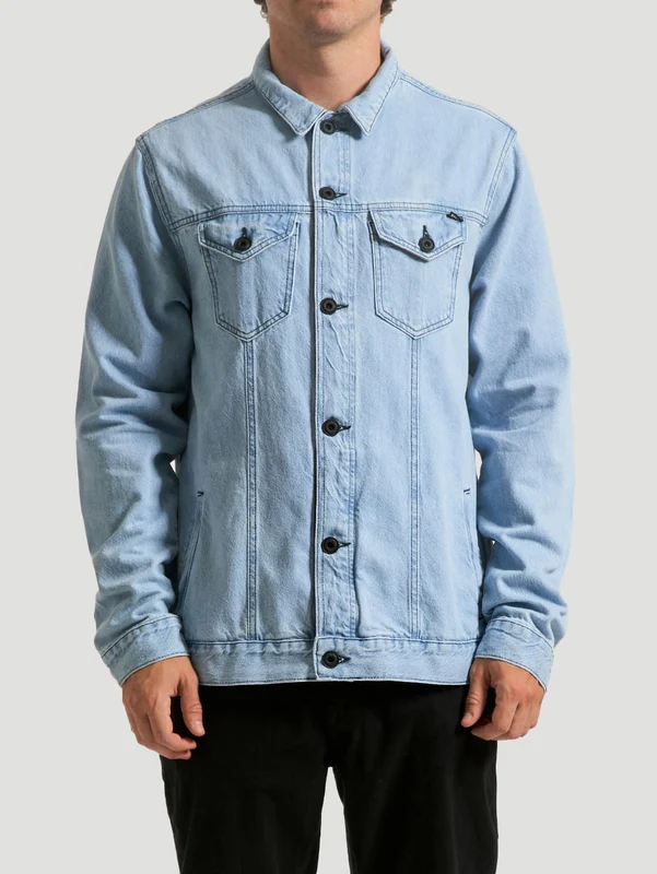 Jaqueta Jeans Hurley Hard Blue G