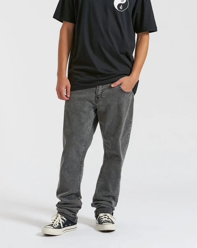 Calça Jeans Volcom Black Wash Vorta Preta 38 / JEANS BLACK