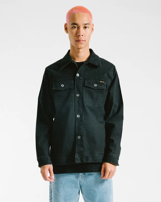 Jaqueta Jeans Volcom Black Stone GG / Jeans Azul Escuro