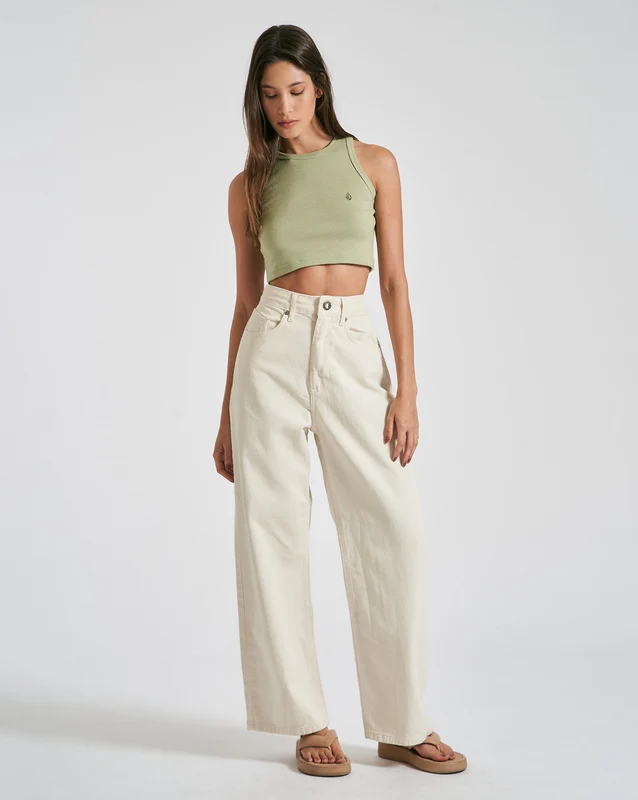 Calça Jeans Volcom Weellow Sage Areia 40 / Bege