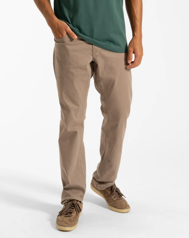 Calça Jeans Volcom Vorta Khaki 40 / Bege