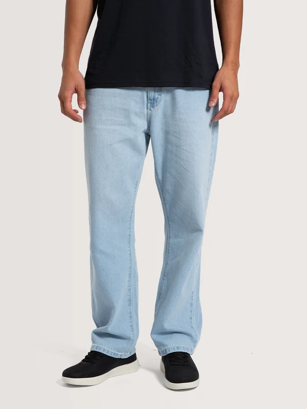 Calça Jeans Regular Cotton Hang Loose Azul Claro 42 / AZUL CLARO