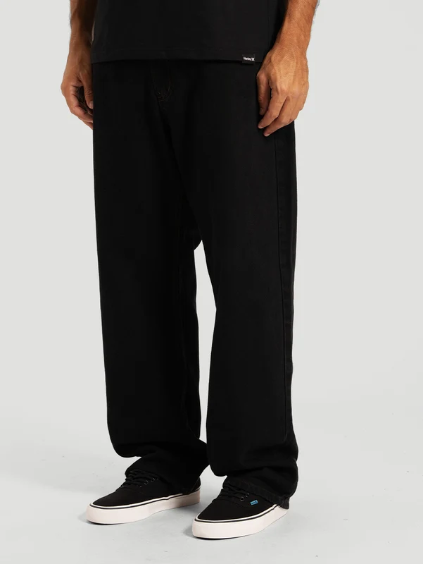 Calça Jeans Preta Hurley Strong 48 / Preto