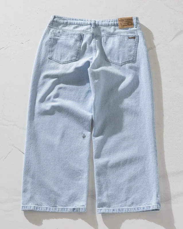Calça Jeans Volcom Clear Blue Billow 40 / AZUL