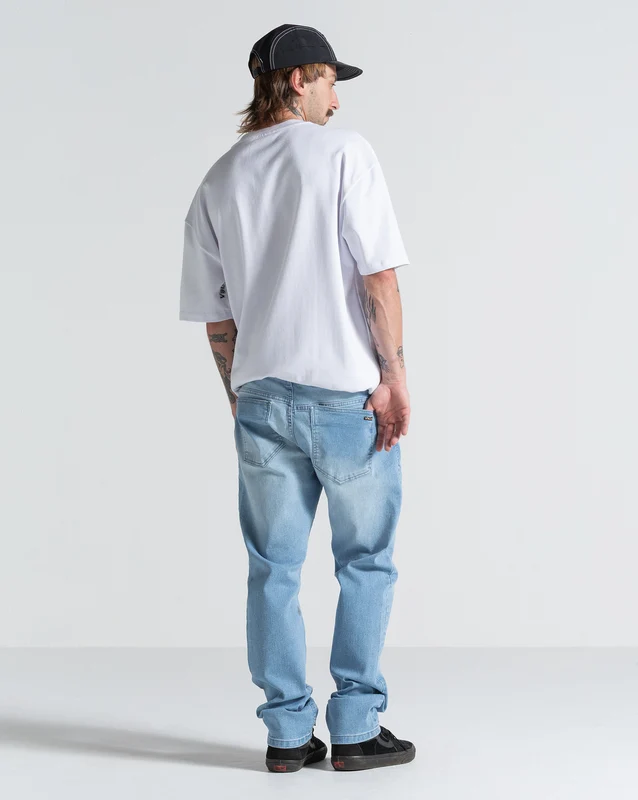Calça Jeans Volcom Vorta Light Blue 40 / AZUL CLARO