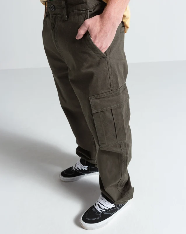 Calça Volcom Stranger Cargo Verde Militar 42 / Verde Militar
