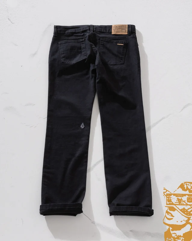 Calça Volcom Solid Colors Vorta Preta 12 / Preto
