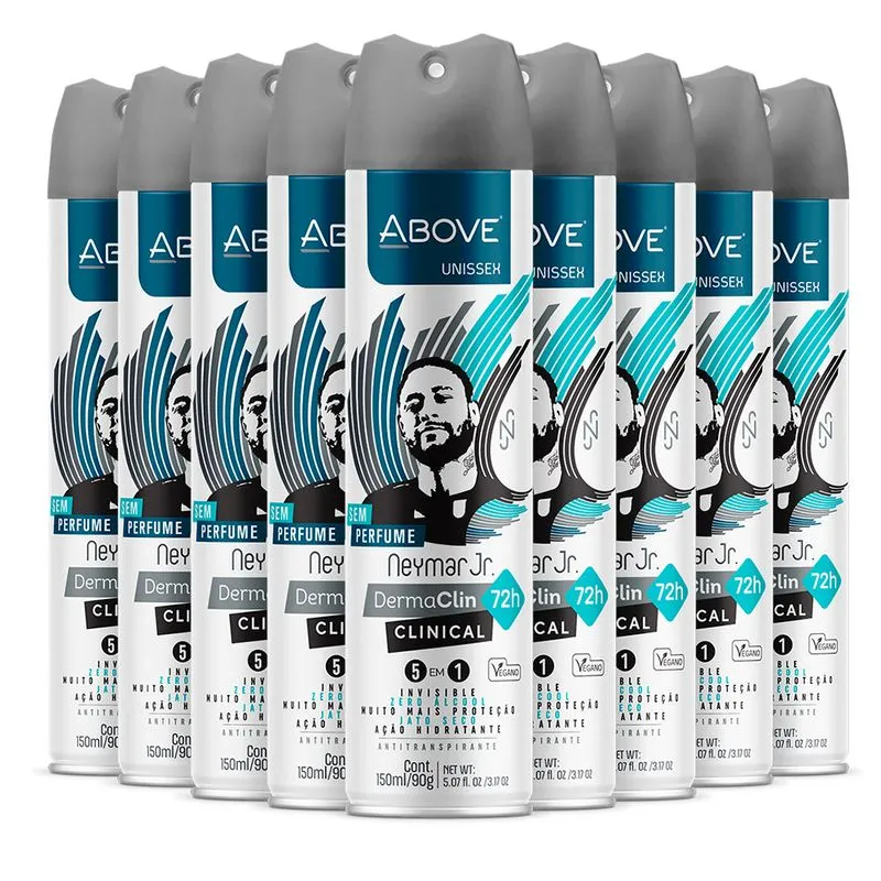 Desodorante Above Dermaclin Unisex Neymar Jr. 72h 90g (9 Und