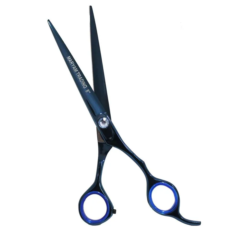 Tesoura Reta Profissional 8 Azul Maryam Trading Pet Tosa