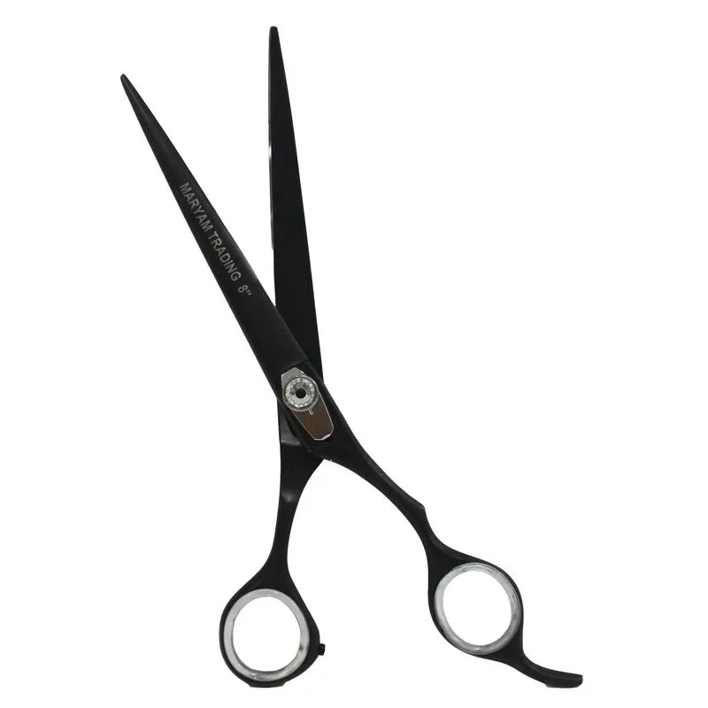 Tesoura Reta Profissional 8 Preta Maryam Trading Pet Tosa