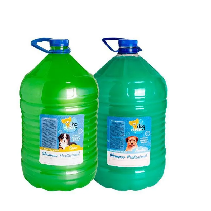 Kit Shampoo Coco E Neutro Profissional Dog Clean 5l